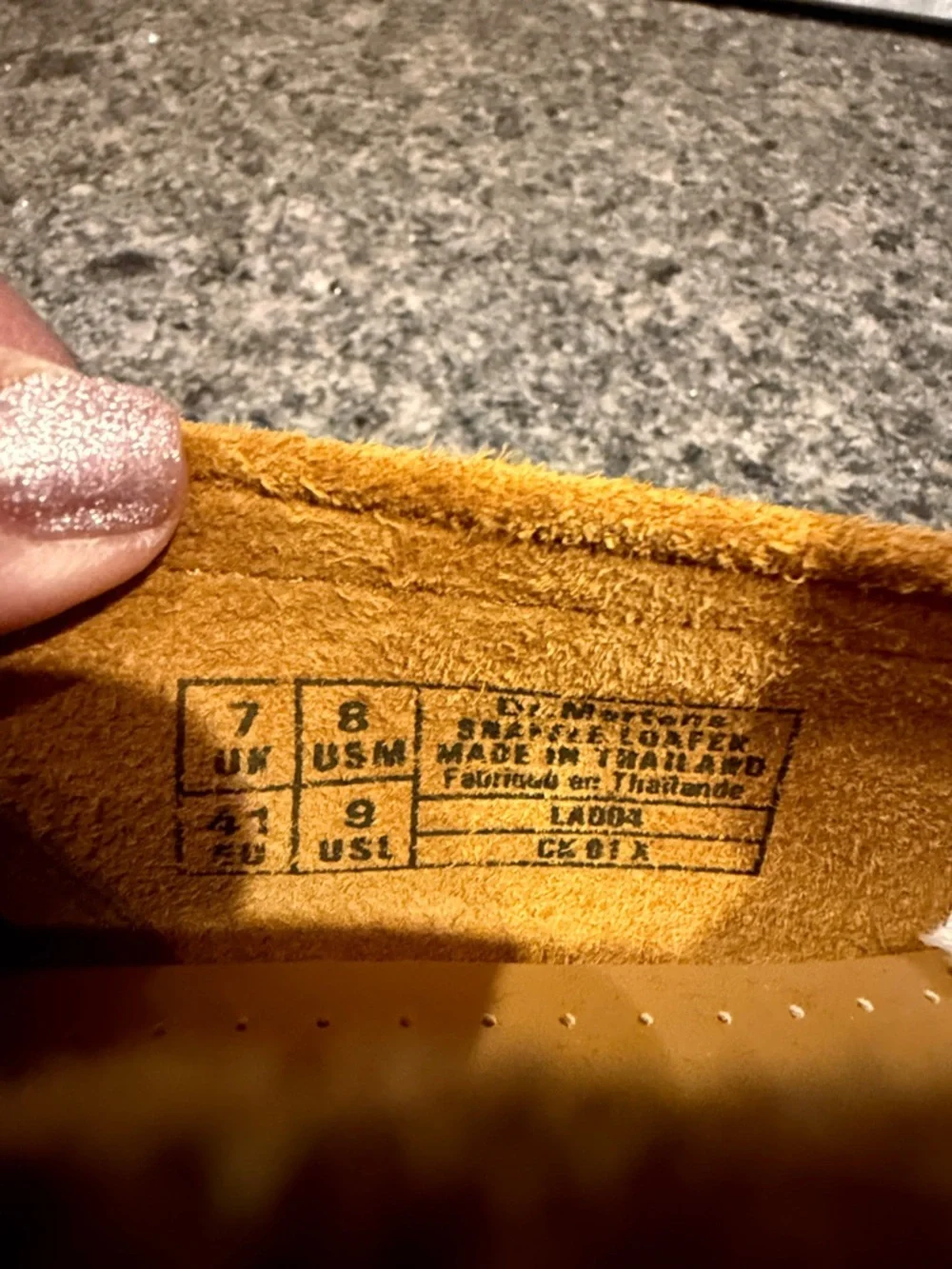 DR. MARTENS women’s Adrian Snaffle Tassel Mustard Suede Loafers - Picture 13 of 16